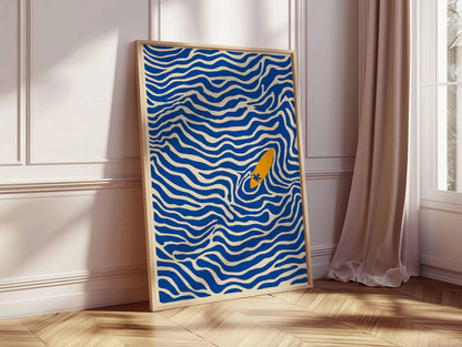 Surfing art , Beach Wall Art, Surf Print, Ocean Wave