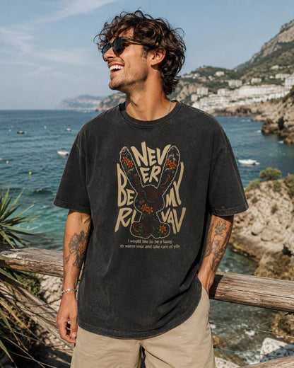 Abstract Face Art Oversized T-Shirt, Artistic Graphic Tee, Unisex Urban Streetwear Shirt